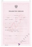MEN-I/27a/2 - świadectwo dla uczniów technikum dla młodzieży