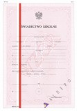 MEN-I/27a-w/2 - świadectwo  dla uczniów technikum z wyróżnieniem