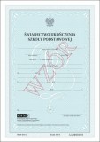 Świadectwo uk. szkoły podst. I/11 numerowane dla uczniów z niepeł