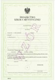 Świadectwo szkolne promocyjne ART/3a