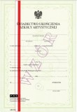 Świadectwo ukończenia szkoły artystycznej  ART/29/w