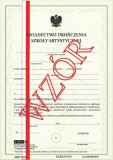 Świadectwo ukończenia szkoły artystycznej ART/10/w