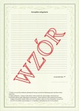 Świadectwo ukończenia szkoły artystycznej ART/11/w