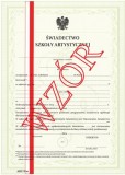 Świadectwo szkolne promocyjne ART/3/w