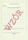 Świadectwo ukończenia szkoły artystycznej ART/22
