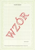 Świadectwo ukończenia szkoły artystycznej ART/25