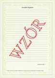 Świadectwo ukończenia szkoły artystycznej ART/26
