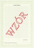 Świadectwo ukończenia szkoły artystycznej ART/33