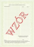 Świadectwo ukończenia szkoły artystycznej ART/34