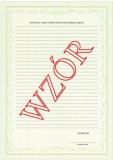 Świadectwo ukończenia szkoły artystycznej ART/34