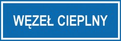 Węzeł cieplny - tabliczka
