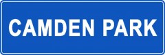 Tabliczki z nazwami miejsc i miejscowości (Camden Park 1)