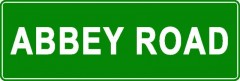 Tabliczki z nazwami miejsc i miejscowości (Abbey Road 2)