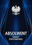 Teczka z zakładką "ABSOLWENT SZKOŁY PODSTAWOWEJ" A4